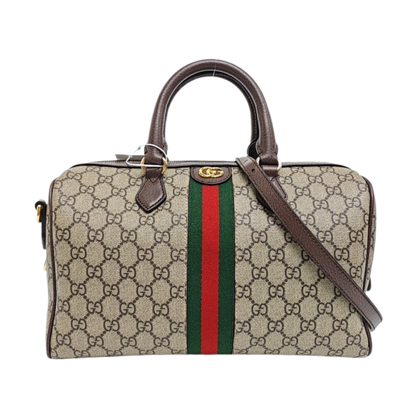 GG Supreme Large Monogram Coated Canvas Beige