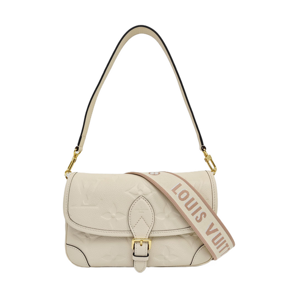 DIANE Monogram Calfskin Beige