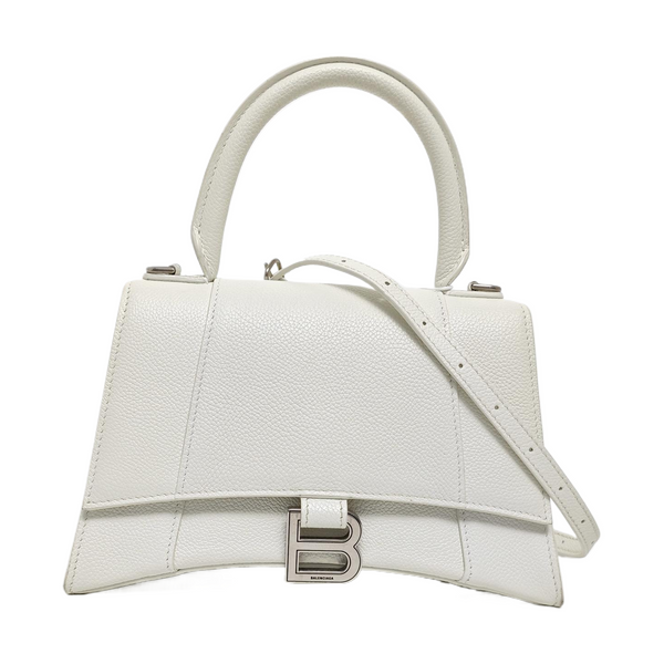 Hourglass S Calfskin White
