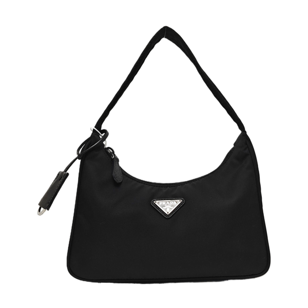 Authenticated pre-owned Re-Edition2005 Mini Nylon Black - Tote Bag at Looply