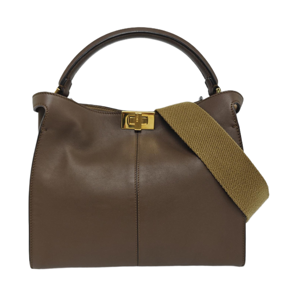 Peekaboo Medium Calfskin Brown