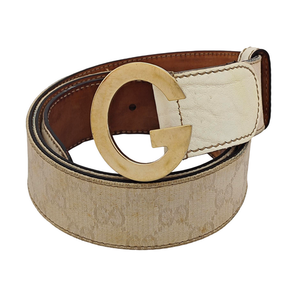 Fabric Belt White