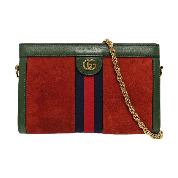 Ophidia Small Suede Red