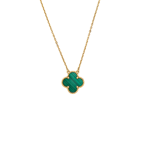 Vintage Alhambra 18k Gold Necklace