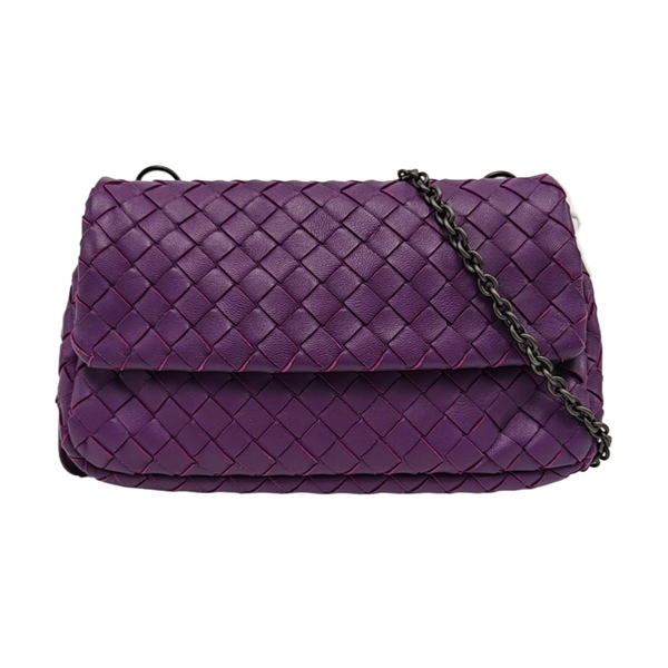 Authenticated pre-owned Olimpia Lambskin Purple - Shoulder Bag at Looply