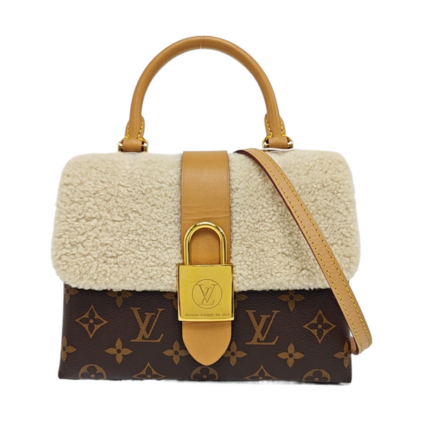 LOCKY BB Monogram Coated Canvas Brown