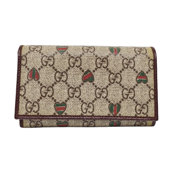 Monogram Coated Canvas Wallet Beige