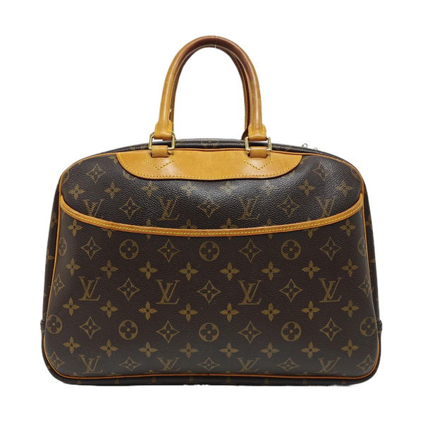 DEAUVILLE Monogram Coated Canvas Brown