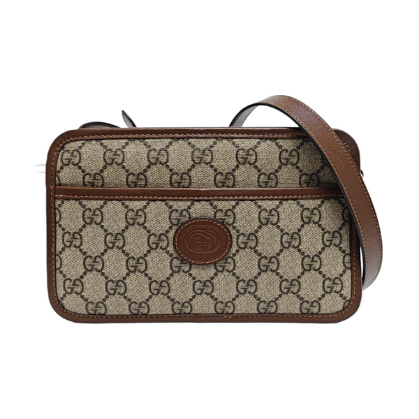 Bree Monogram Coated Canvas Beige