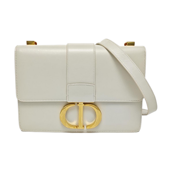 30 Montaigne Calfskin White