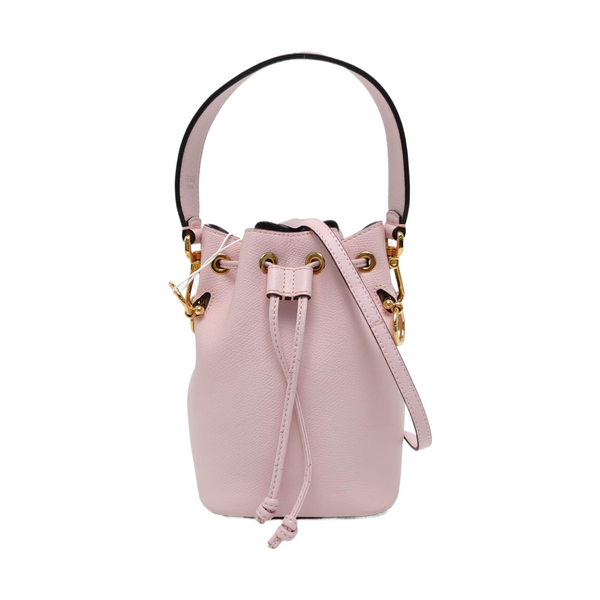 Authenticated pre-owned Mon Tresor Mini Calfskin Pink - Bucket Bag at Looply