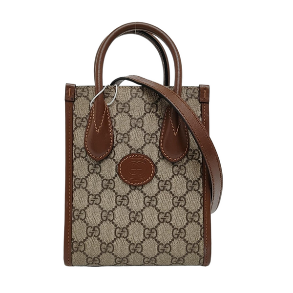 Retro Mini Monogram Coated Canvas Beige