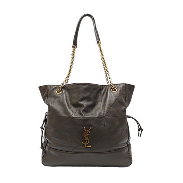 JAMIE SHOPPING Medium Quilted Lambskin Gray