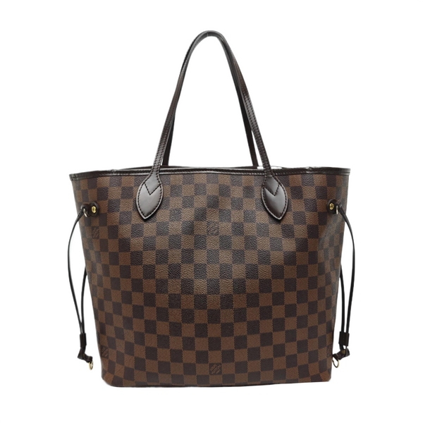 NEVERFULL MM Damier Ebene Coated Canvas Brown