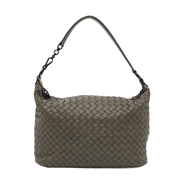 Lambskin Top Handle Bag Green