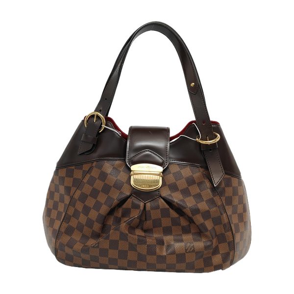 SISTINA GM Damier Ebene Coated Canvas Brown