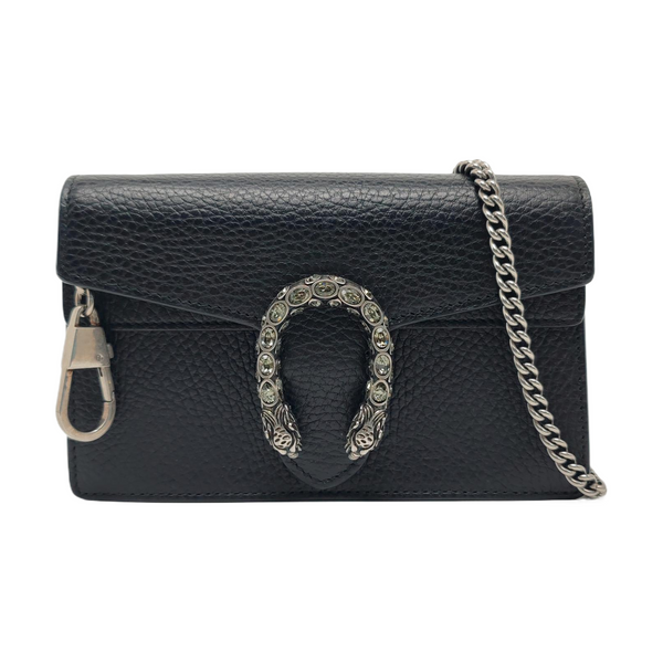 Dionysus Super Mini Piel de Becerro Negra