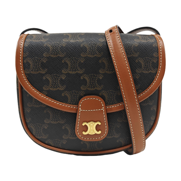 BESACE Mini Coated Canvas Brown