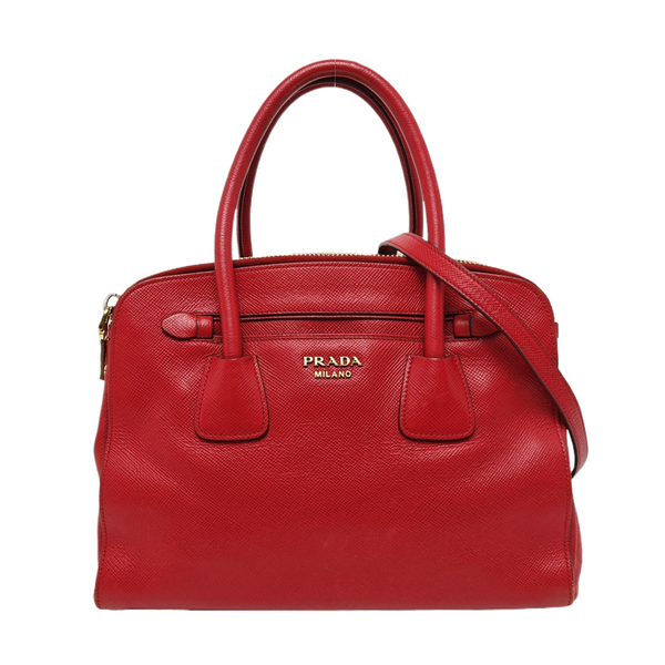 Calfskin Shoulder Bag Red