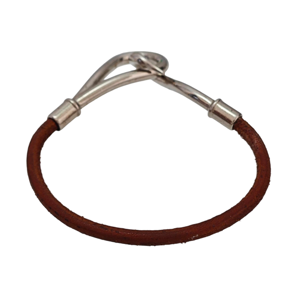 Jumbo Hook Metal Brown Bangle