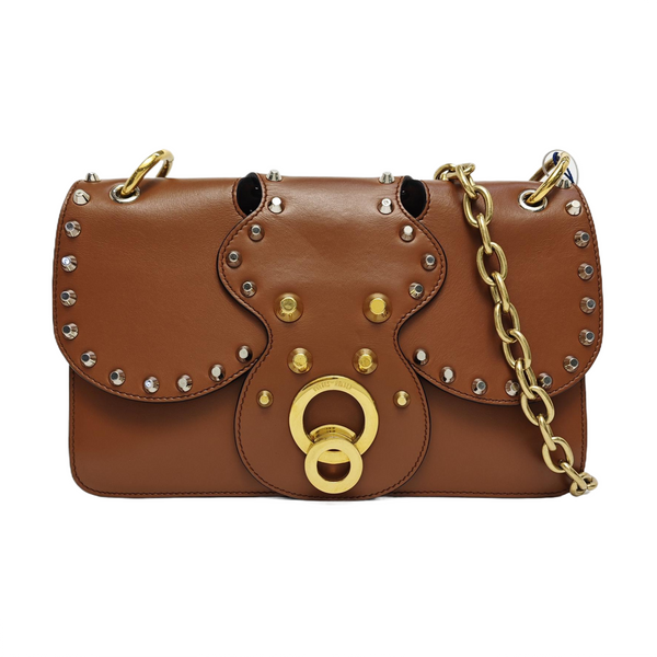 Leather Shoulder Bag Brown