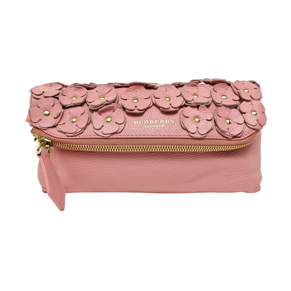 Leather Tote Bag Pink