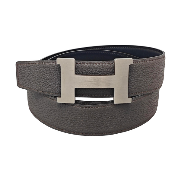 Leather Belt Gray