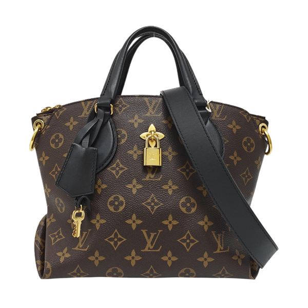 FLOWER PM Monogram Coated Canvas Brown