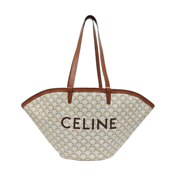 COUFFIN Large Coated Canvas White