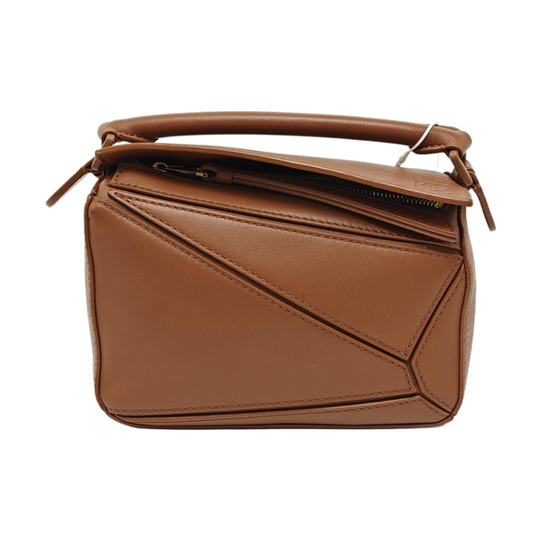 Puzzle Mini Calfskin Brown