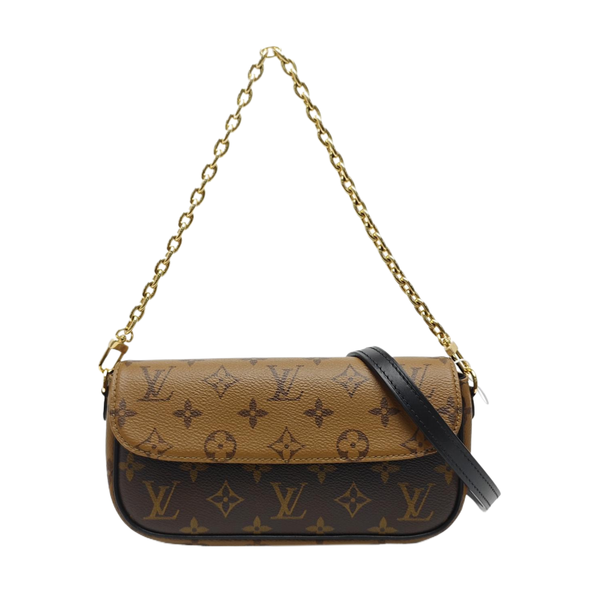 IVY Monogram Coated Canvas Brown