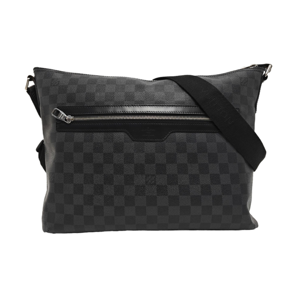 Damier Graphite Coated Canvas Shoulder Bag Gray