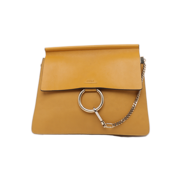 Faye Medium Calfskin Yellow