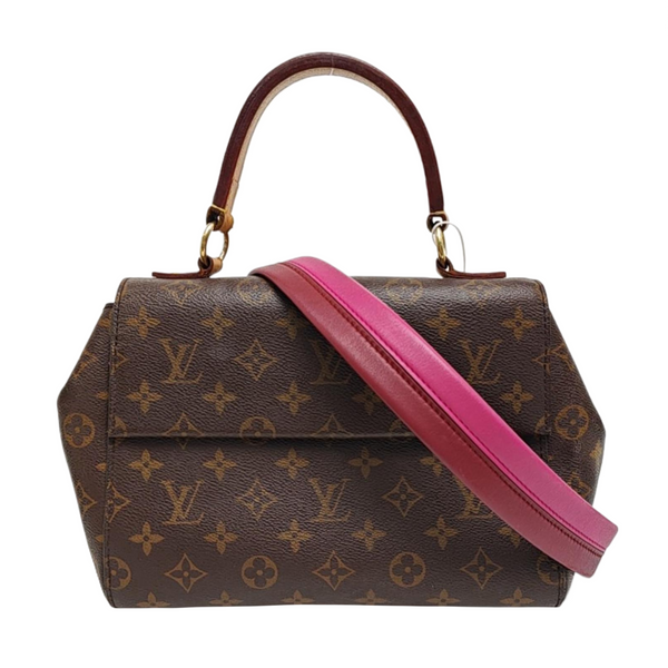 CLUNY PM Monogram Coated Canvas Brown