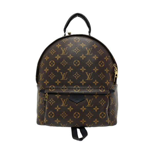 Monogram Coated Canvas Backpack Brown