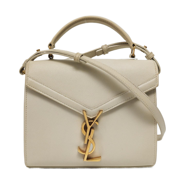 Authenticated pre-owned CASSANDRA Mini Calfskin White - Shoulder Bag at Looply