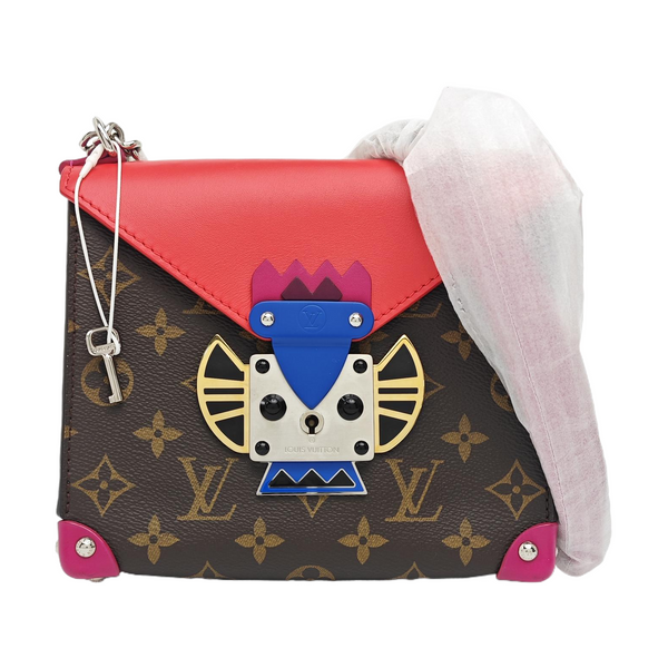 TRIBAL MASK PM Monogram Coated Canvas Brown