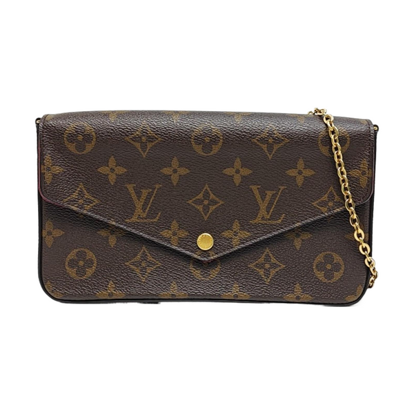 FÉLICIE Monogram Coated Canvas Brown