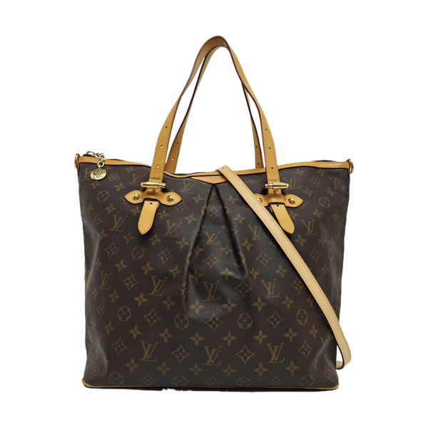 PALERMO GM Monogram Coated Canvas Brown