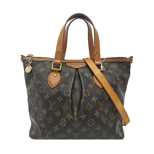 PALERMO PM Monogram Coated Canvas Brown
