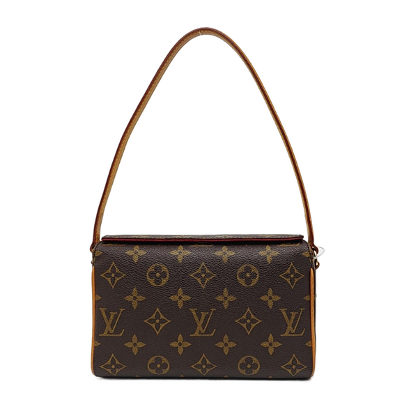 RECITAL Monogram Coated Canvas Brown