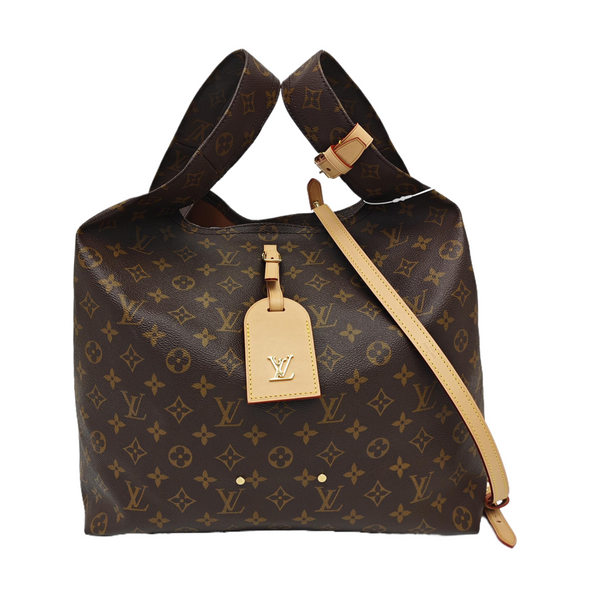 ATLANTIS Monogram Coated Canvas Brown