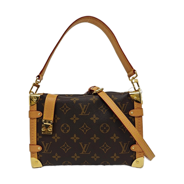 SIDE TRUNK MM Monogram Coated Canvas Brown
