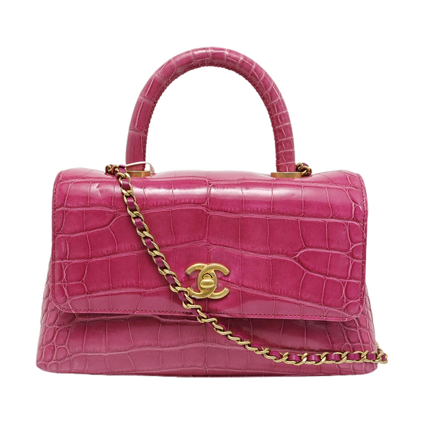 COCO HANDLE Small Crocodile Red