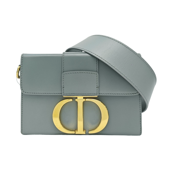 30 Montaigne Mini Oblique Calfskin Blue