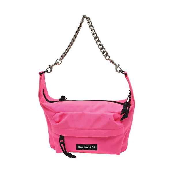 Fabric Shoulder Bag Red