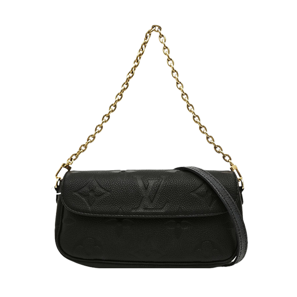IVY Monogram Calfskin Black