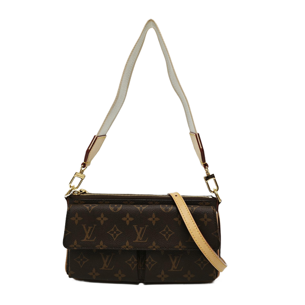 VIVA CITE Monogram Coated Canvas Brown