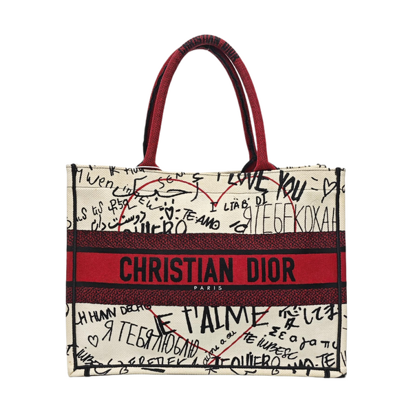 Book Tote Medium Canvas Multicolor
