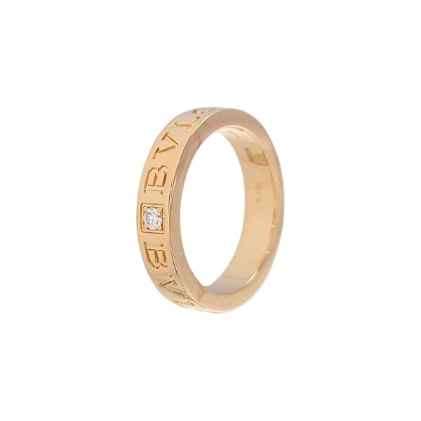 B.ZERO1 18k Rose Gold Ring EU 51